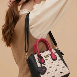 Luv Betsey by Betsey Johnson Purse Quilted Front & Back GUC